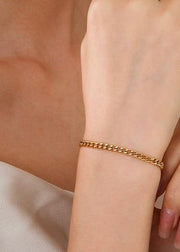 Stainless Steel Curb Chain Bracelet